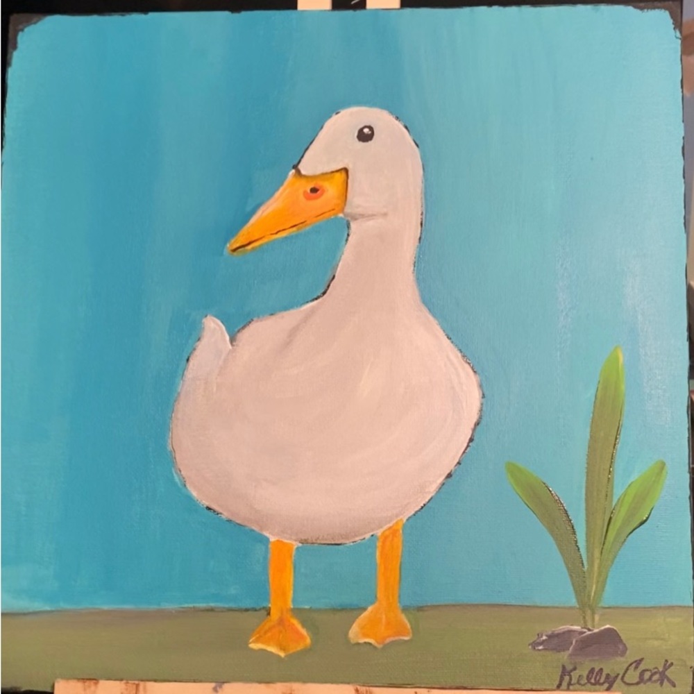 Daphne Duck 12"x12"